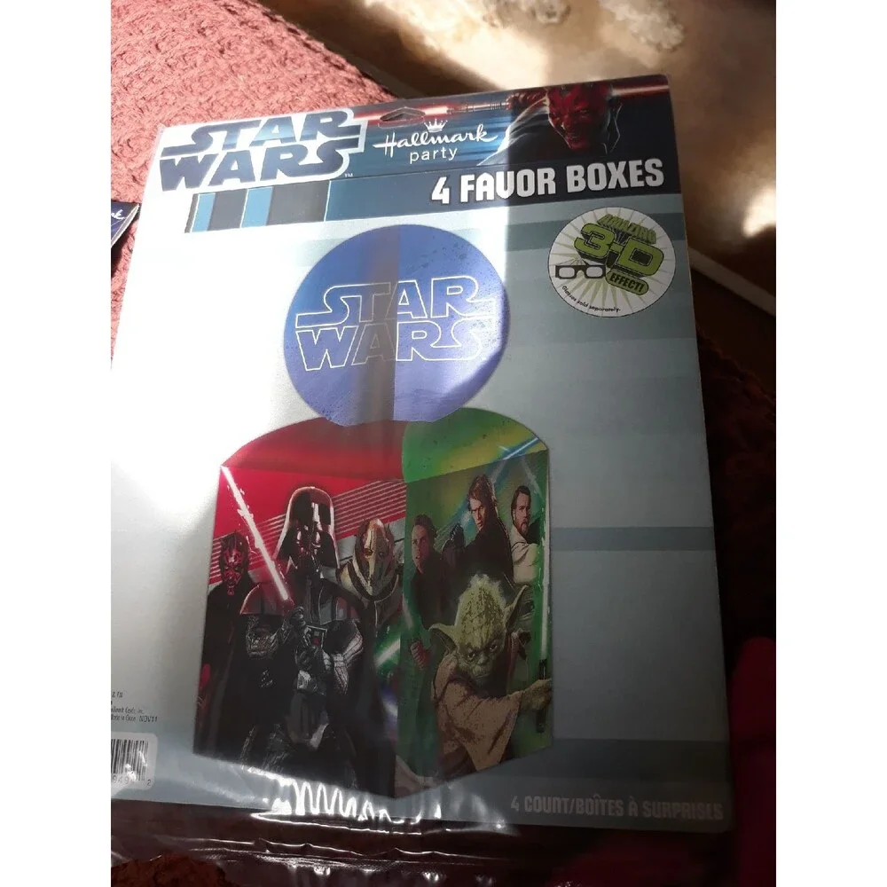 star wars Party Favors (Stickers) Boxes